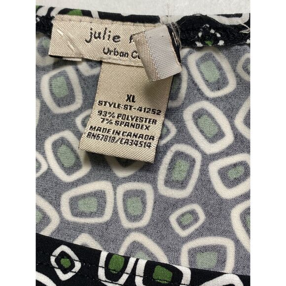 Julie Mitchell Urban Collection Flowy Ruffle Career Skirt Women's Size XL Modern - Picture 8 of 9